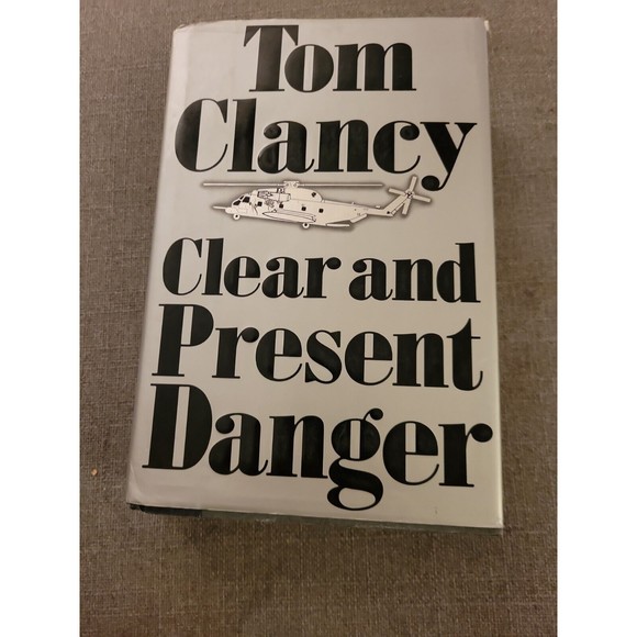 Clear and Present Danger. Tom Clancy 1st Print, 1st Edition. HC, DJ. 1989 - Picture 1 of 11